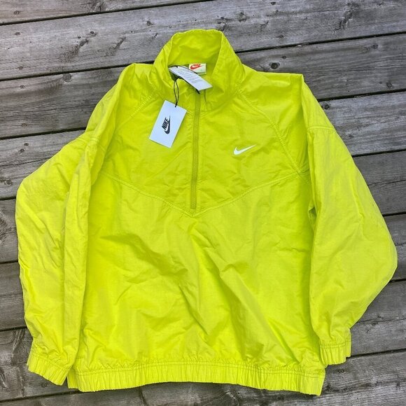BNWT Nike X Stussy Windbreaker Jacket Large Neon - Picture 3 of 9